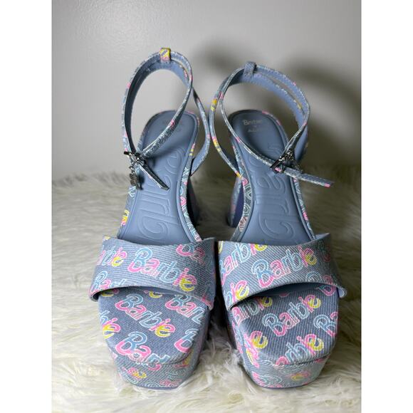 Aldo x Barbie Denim Platform Heels – Brand New - Picture 4 of 16